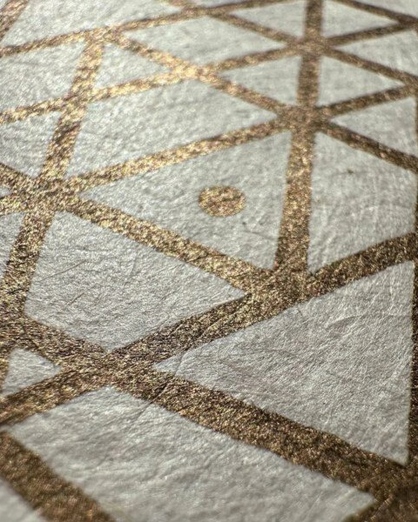 Veskor Cassiopeia SRI YANTRA Symbol Linoldruck – Ansicht 2