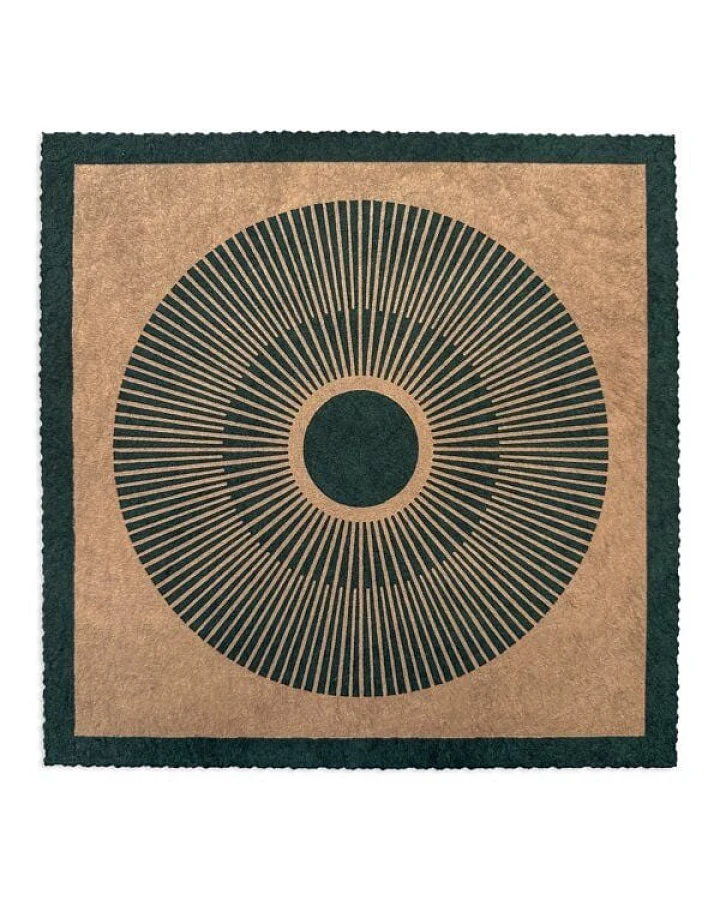Veskor Cassiopeia CENTRAL SUN SQUARE Sonnen Linoldruck