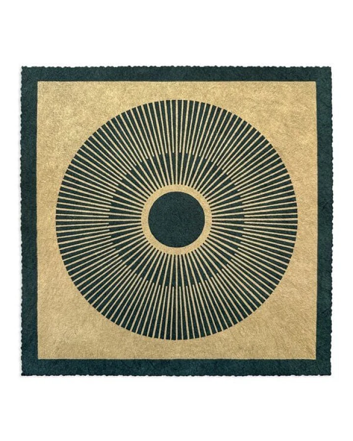 Veskor Cassiopeia CENTRAL SUN SQUARE Sonnen Linoldruck