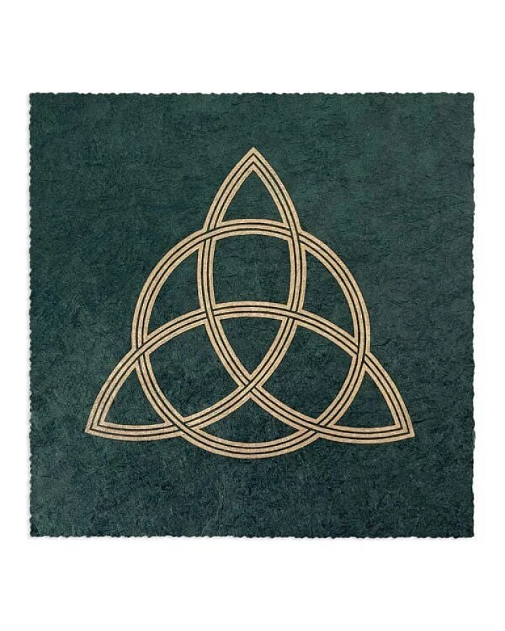 Veskor Cassiopeia TRIQUETRA Heilige Geometrie Linoldruck