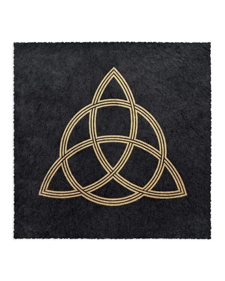 Veskor Cassiopeia TRIQUETRA Heilige Geometrie Linoldruck