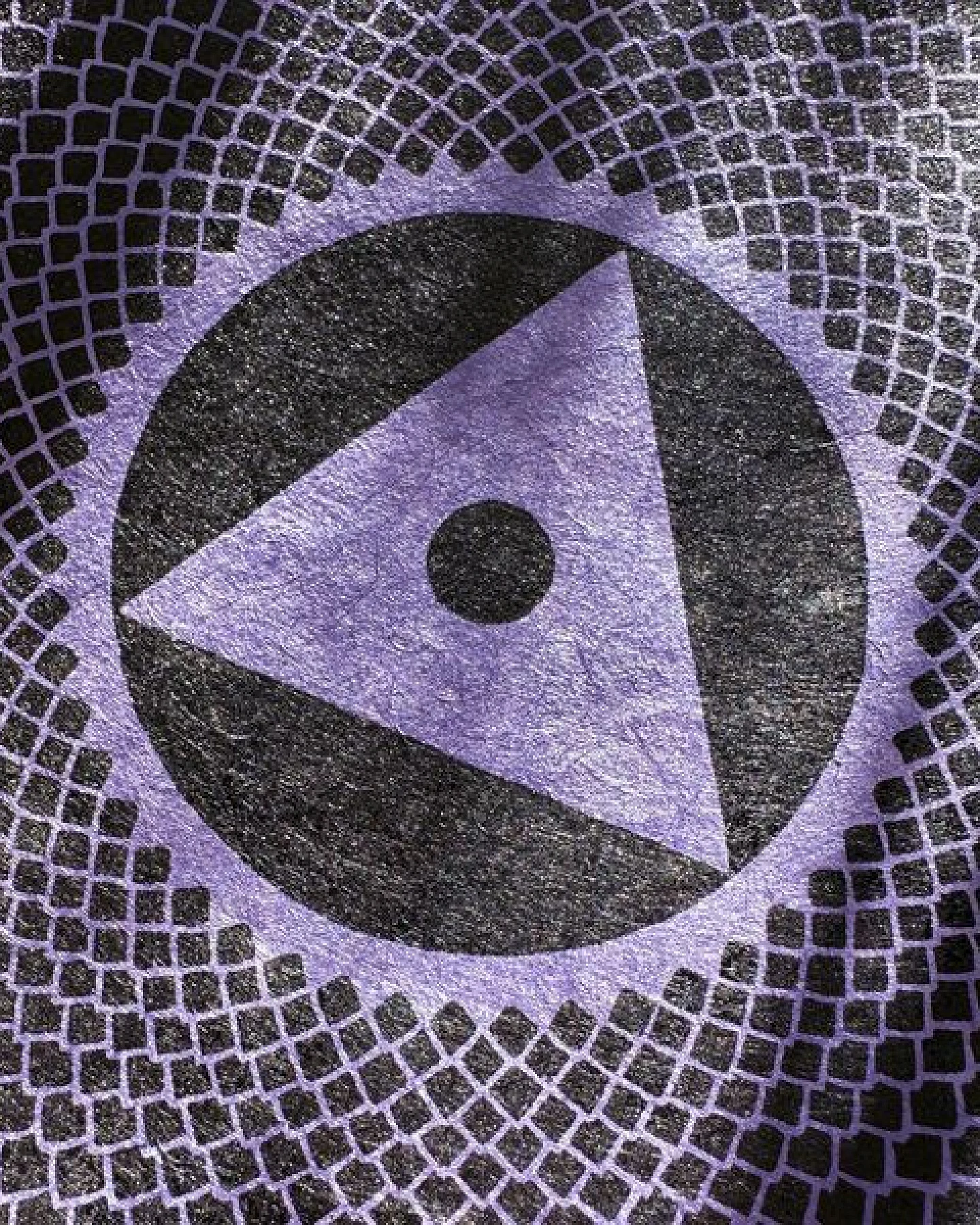 Veskor Cassiopeia SAHASRĀRA Chakra-Meditations-Linoldruck – Ansicht 2