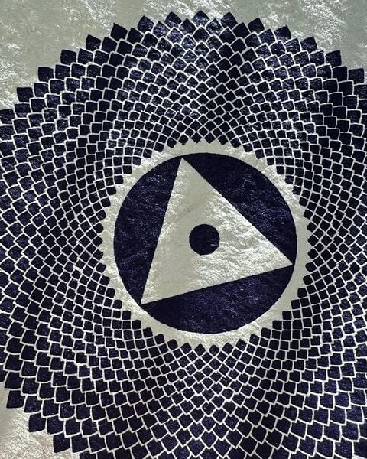 Veskor Cassiopeia SAHASRĀRA Chakra-Meditations-Linoldruck – Ansicht 3