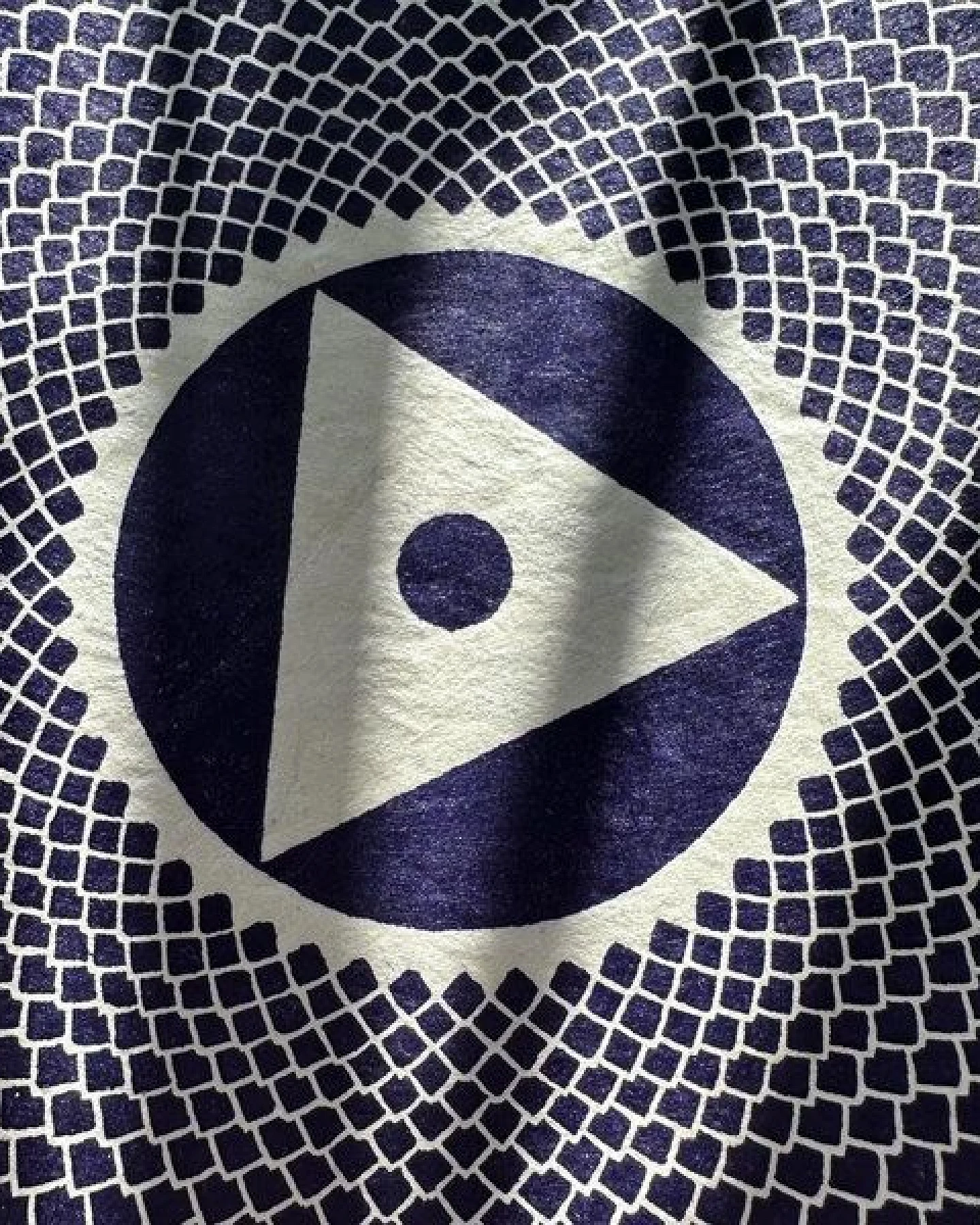 Veskor Cassiopeia SAHASRĀRA Chakra-Meditations-Linoldruck – Ansicht 4