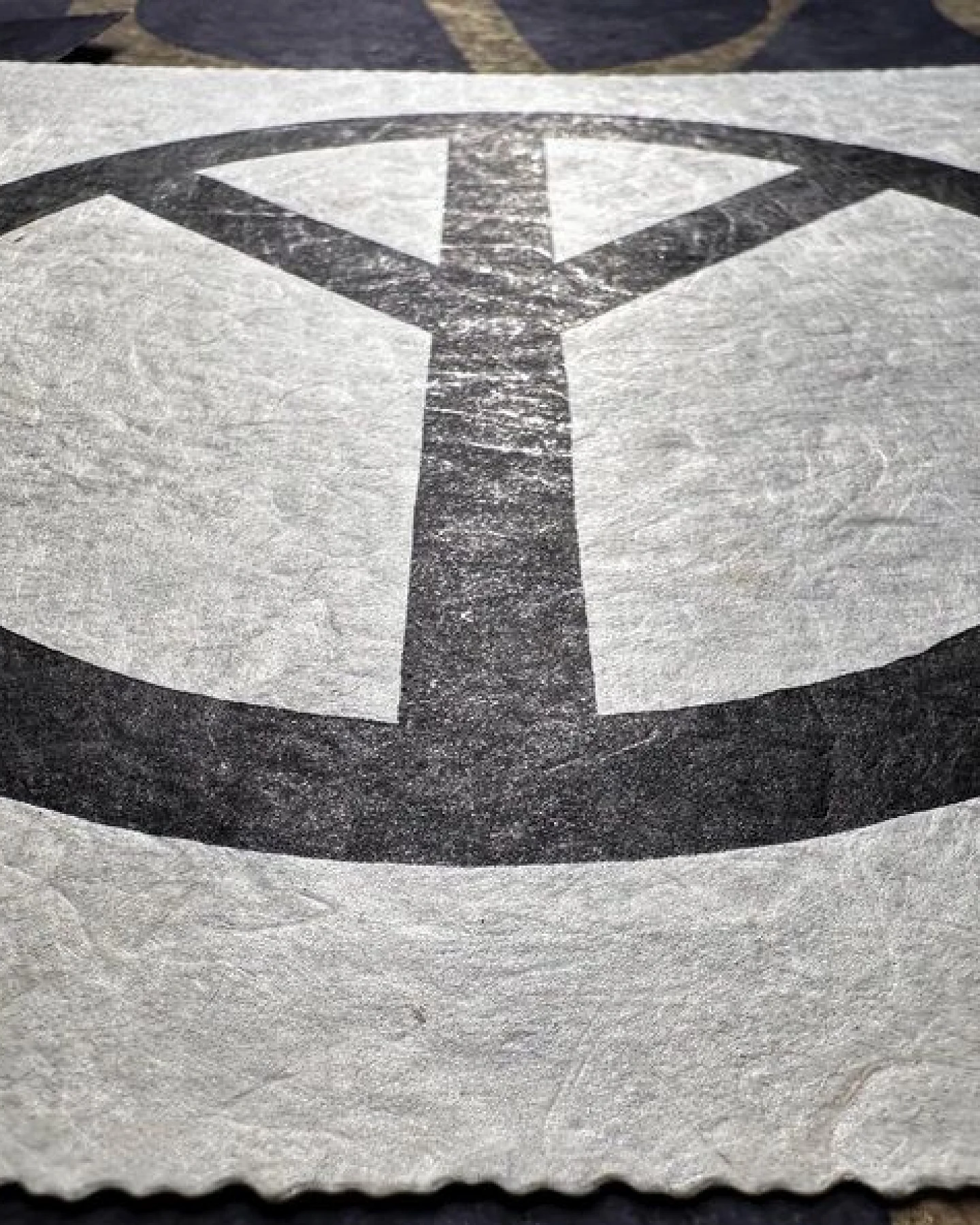 Veskor Cassiopeia THE REAL PEACE SIGN Linoldruck – Ansicht 4