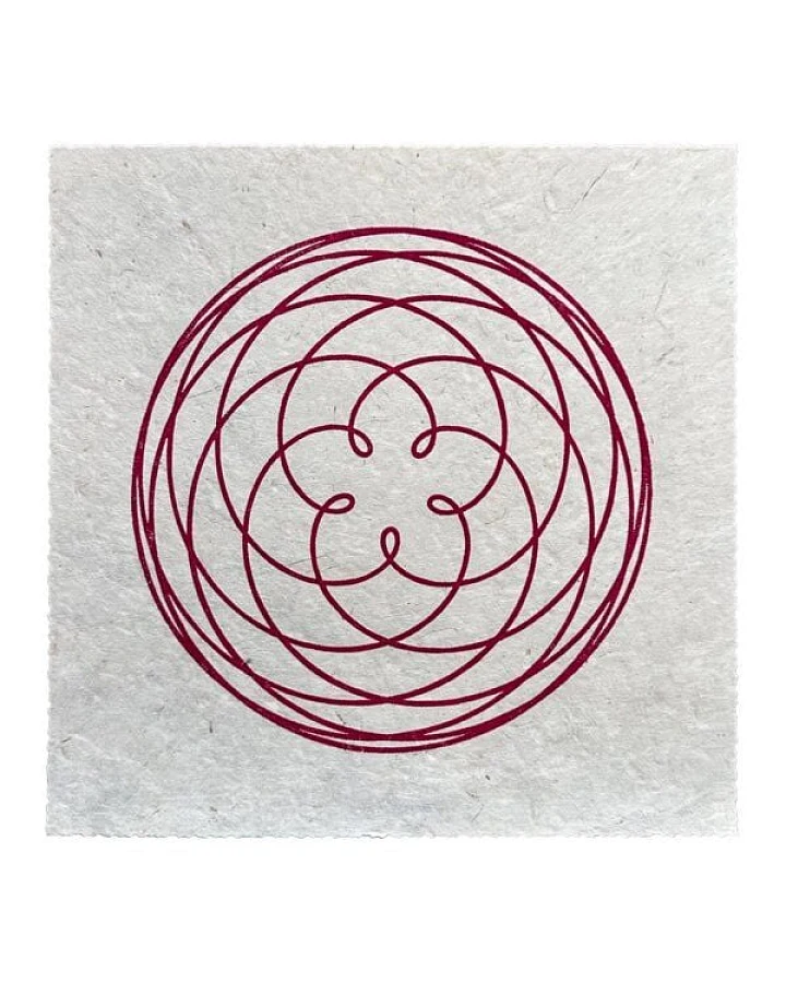 Veskor Cassiopeia ROSE OF VENUS Linoldruck