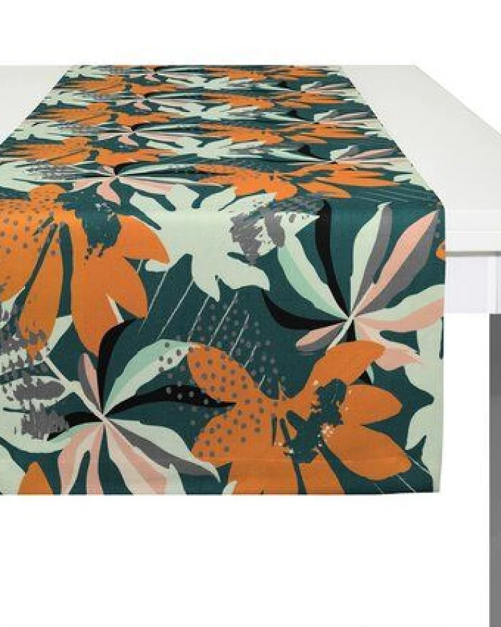 Nature by Adam Tischläufer aus 100% Bio-Baumwolle - Made in Germany - Jungle