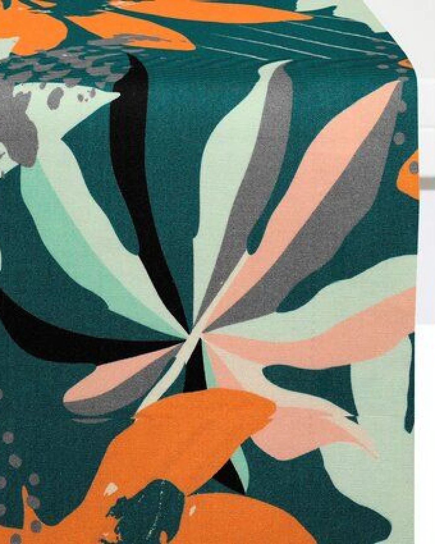 Nature by Adam Tischläufer aus 100% Bio-Baumwolle - Made in Germany - Jungle – Ansicht 3