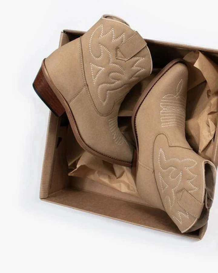 Will's Vegan Shop Niedrige Westernstiefel