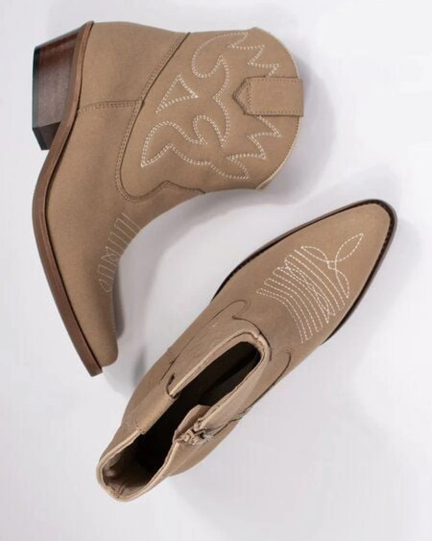 Will's Vegan Shop Niedrige Westernstiefel – Ansicht 3