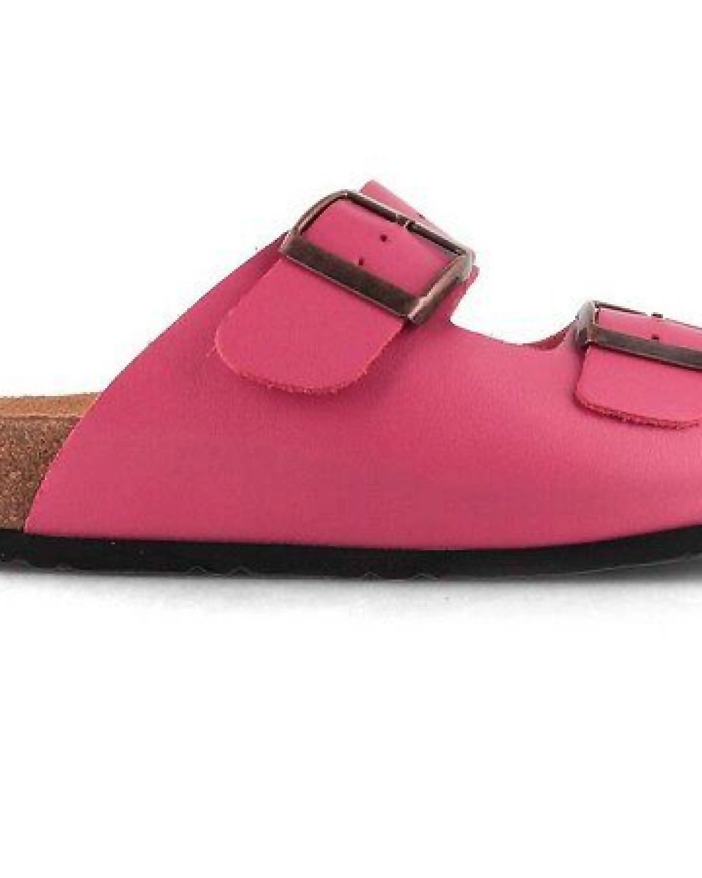 Tuffeln Leder-Pantoletten Norderney mit anatomischem Kork-Fußbett Zweischnaller-Sandalen – Ansicht 4