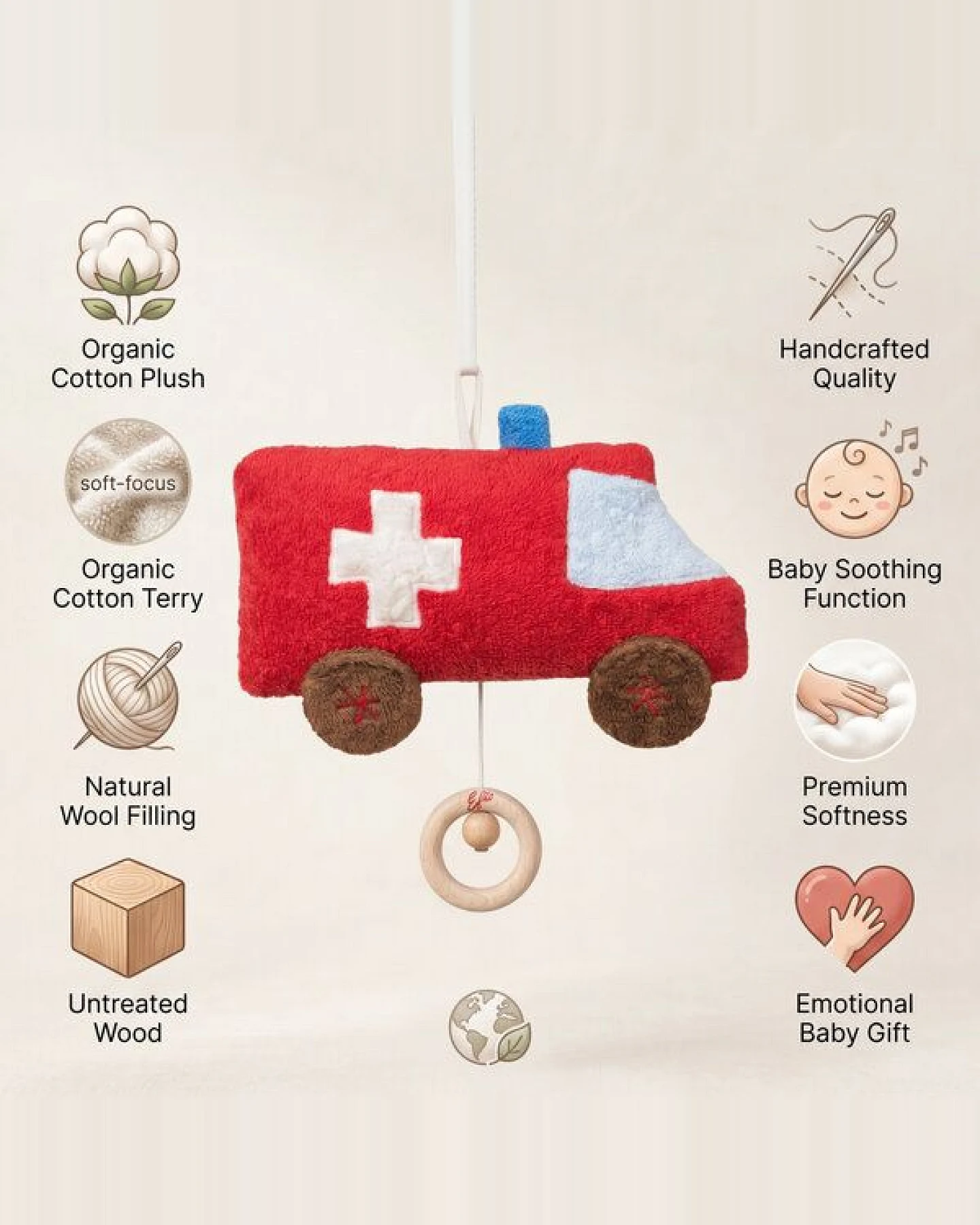Efie Spieluhr Auto/Ambulanz – Ansicht 4