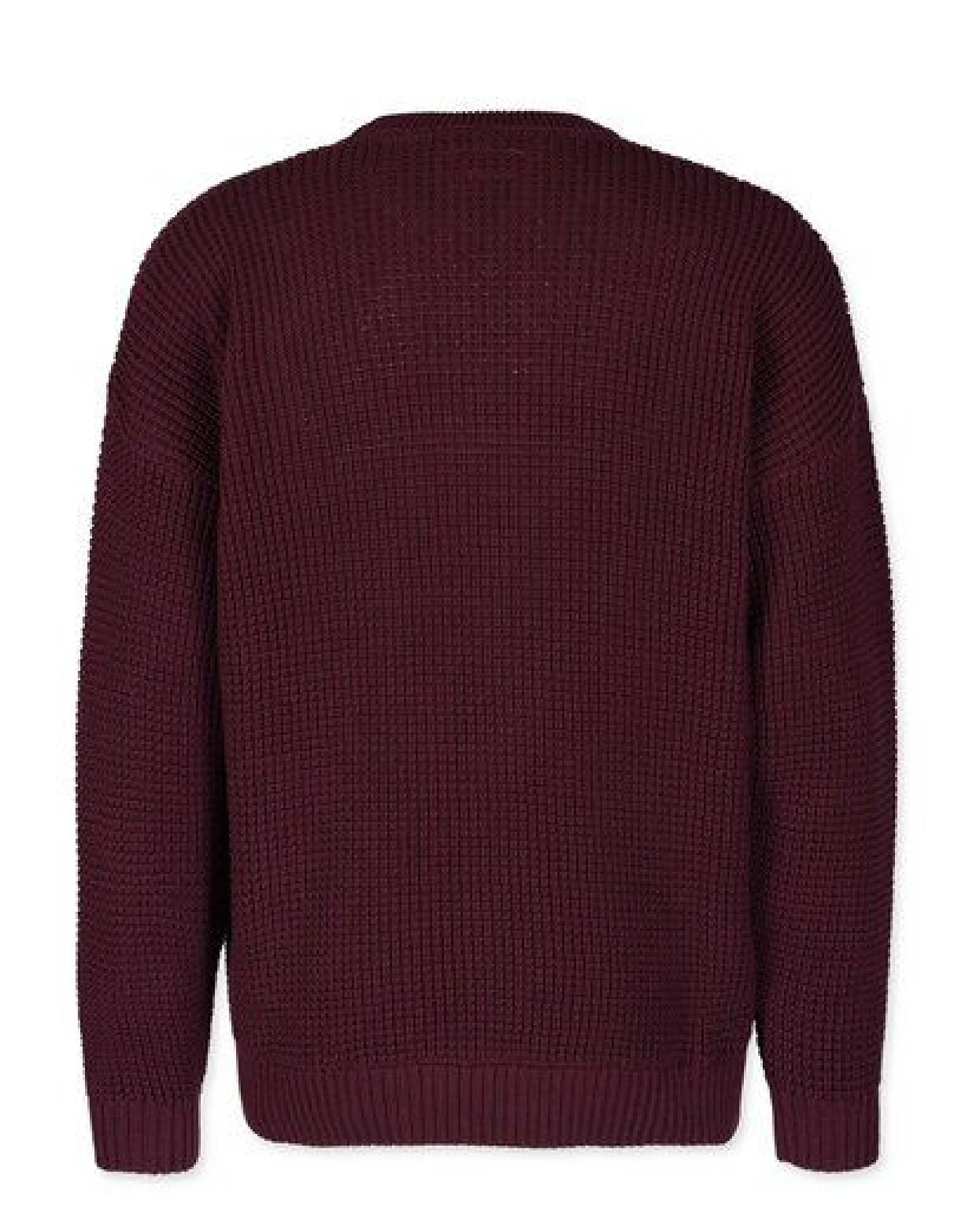 Honesty Rules Boxy Waffle Knitter Pullover – Ansicht 4