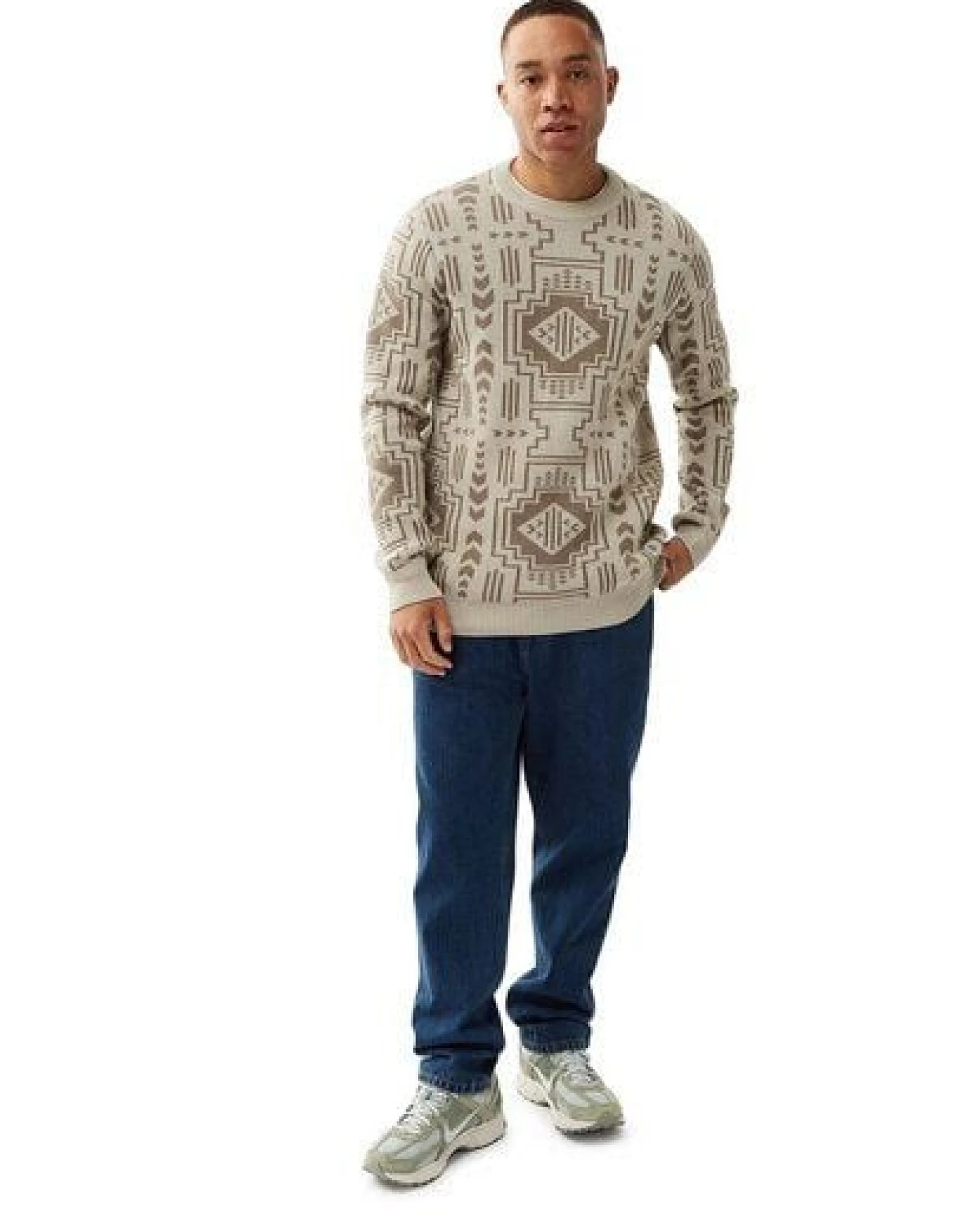 Honesty Rules Jacquard Knitter II Pullover – Ansicht 4
