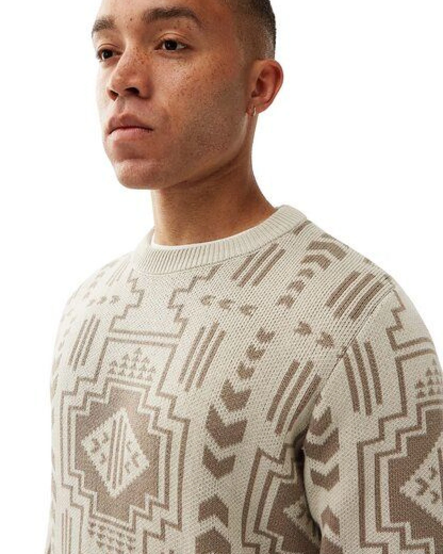 Honesty Rules Jacquard Knitter II Pullover – Ansicht 2