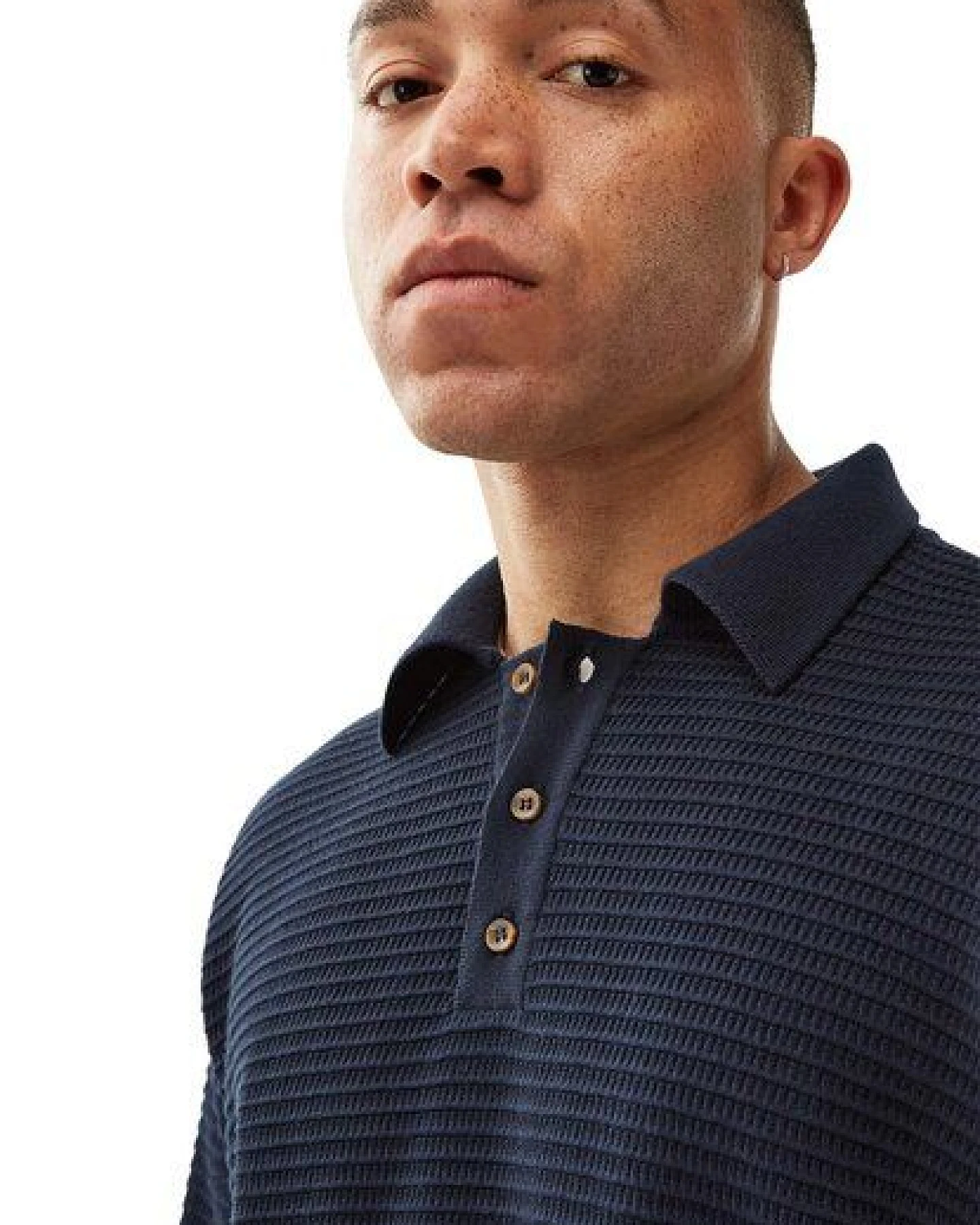 Honesty Rules Polo Knitter Pullover – Ansicht 4