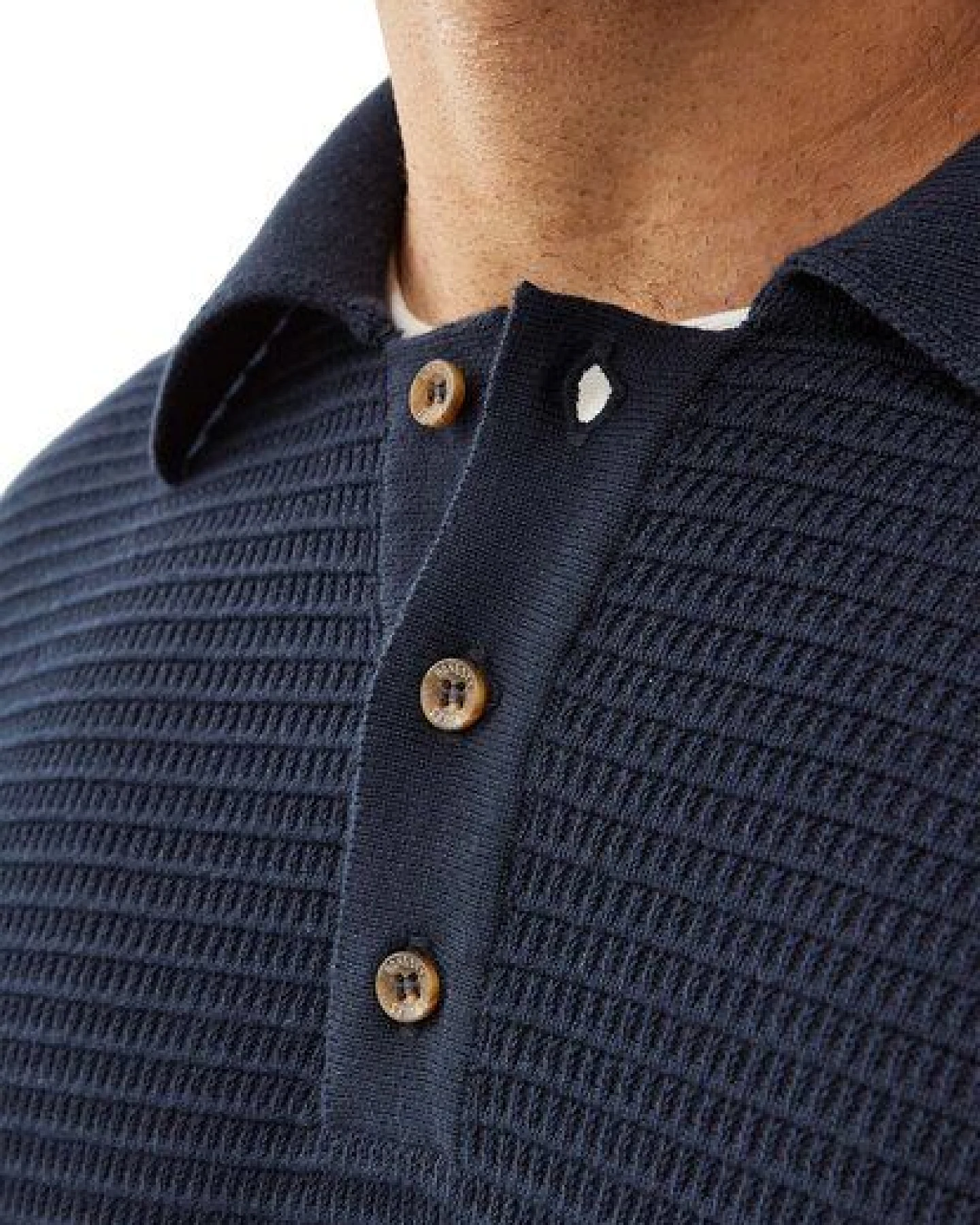 Honesty Rules Polo Knitter Pullover – Ansicht 2