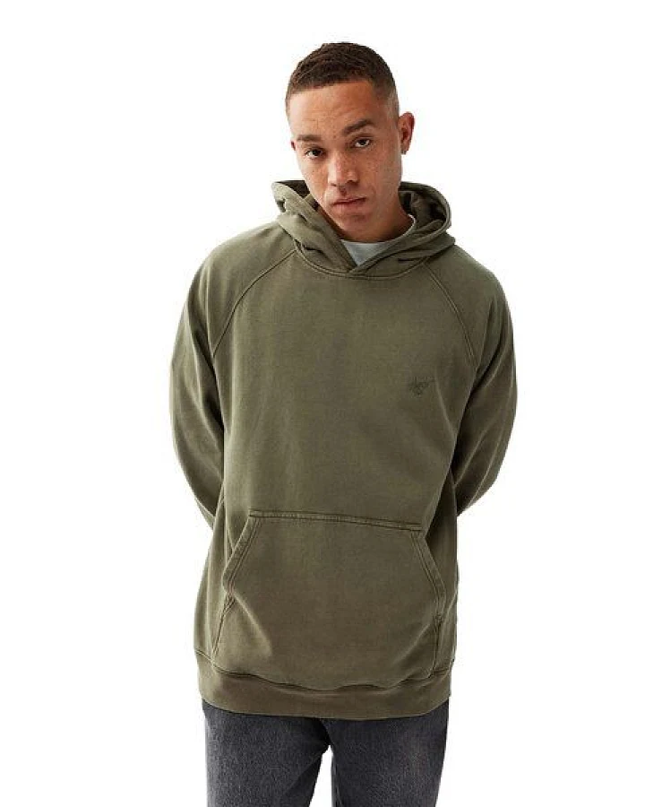 Honesty Rules Faded Raglan Hooded