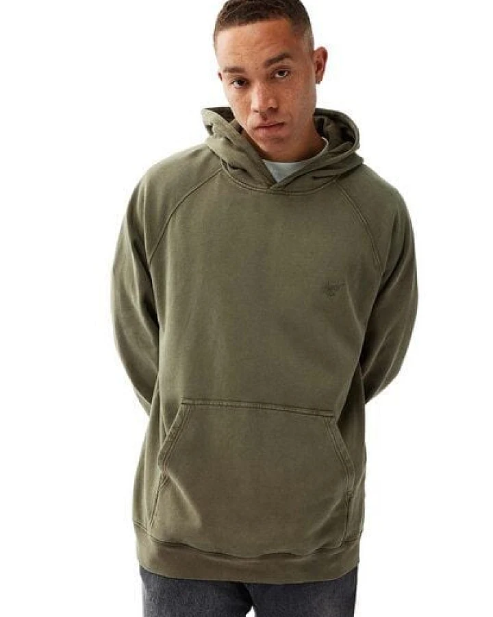 Honesty Rules Faded Raglan Hooded