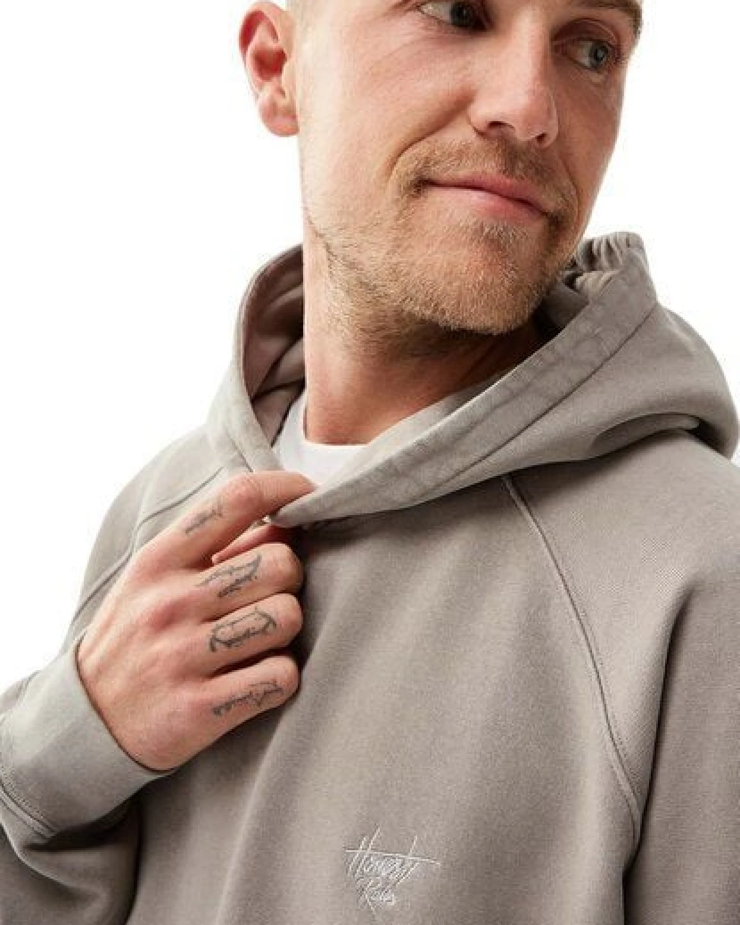 Honesty Rules Faded Raglan Hooded – Ansicht 2