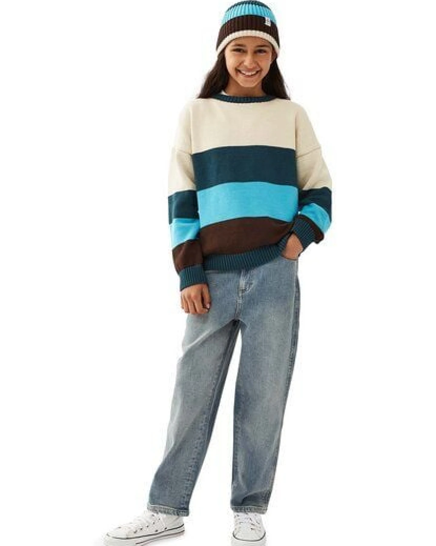 Band of Rascals Boxy Block Pullover – Ansicht 4