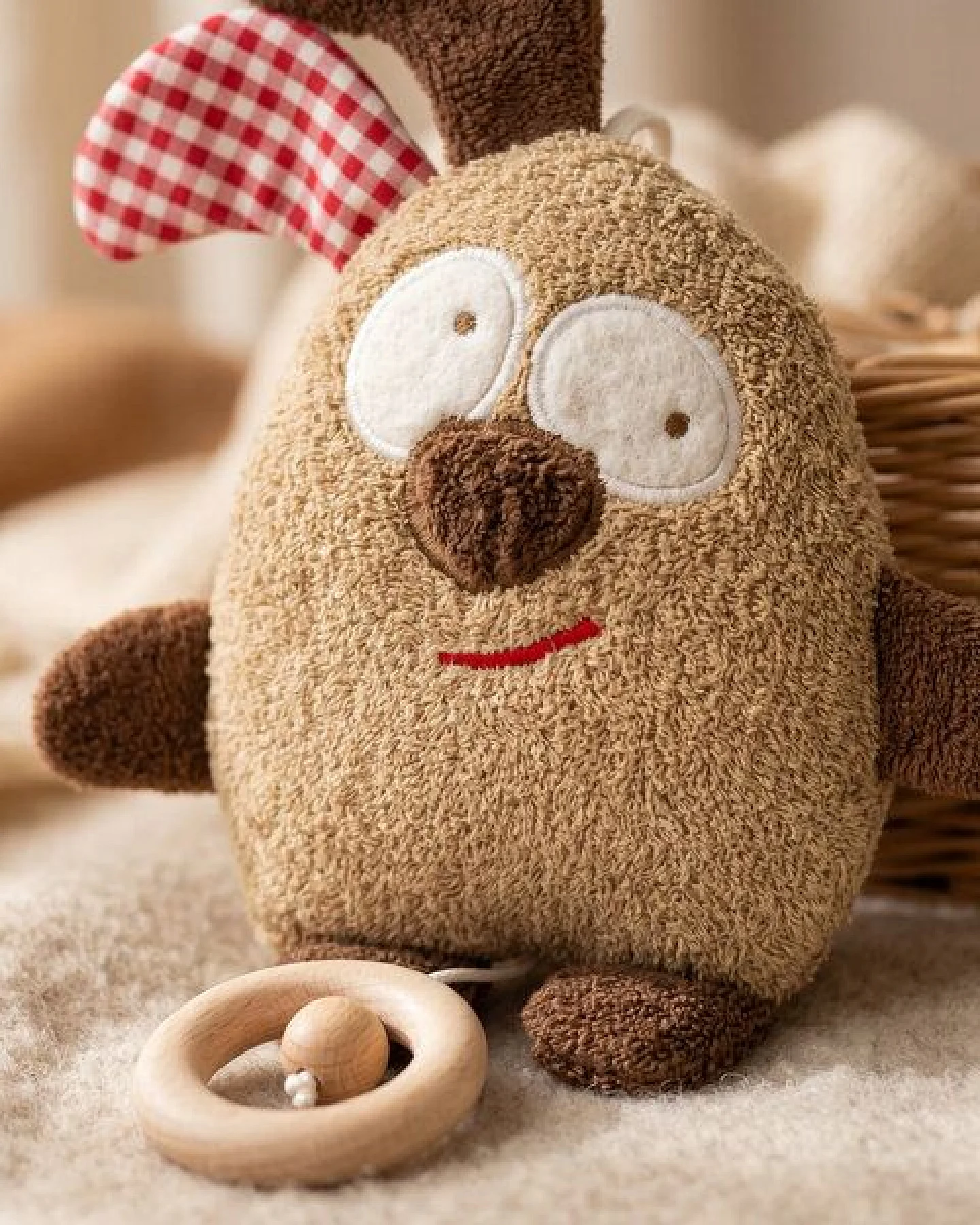 Efie Spieluhr beige, kbA (organic), Made in Germany – Ansicht 2