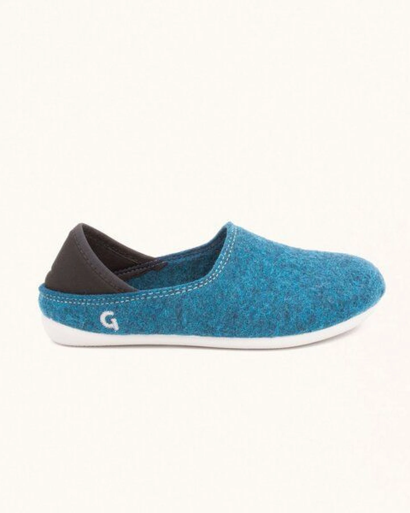 Gottstein Kinder-Hausschuh Wool Slip-on Kids aus 100% Schurwolle mit rutschfester Gummisohle - Perfekt für Kita, Kindergarten & Schule – Ansicht 3