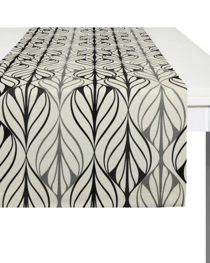 Nature by Adam Tischläufer aus 100% Bio-Baumwolle - Made in Germany - Wave