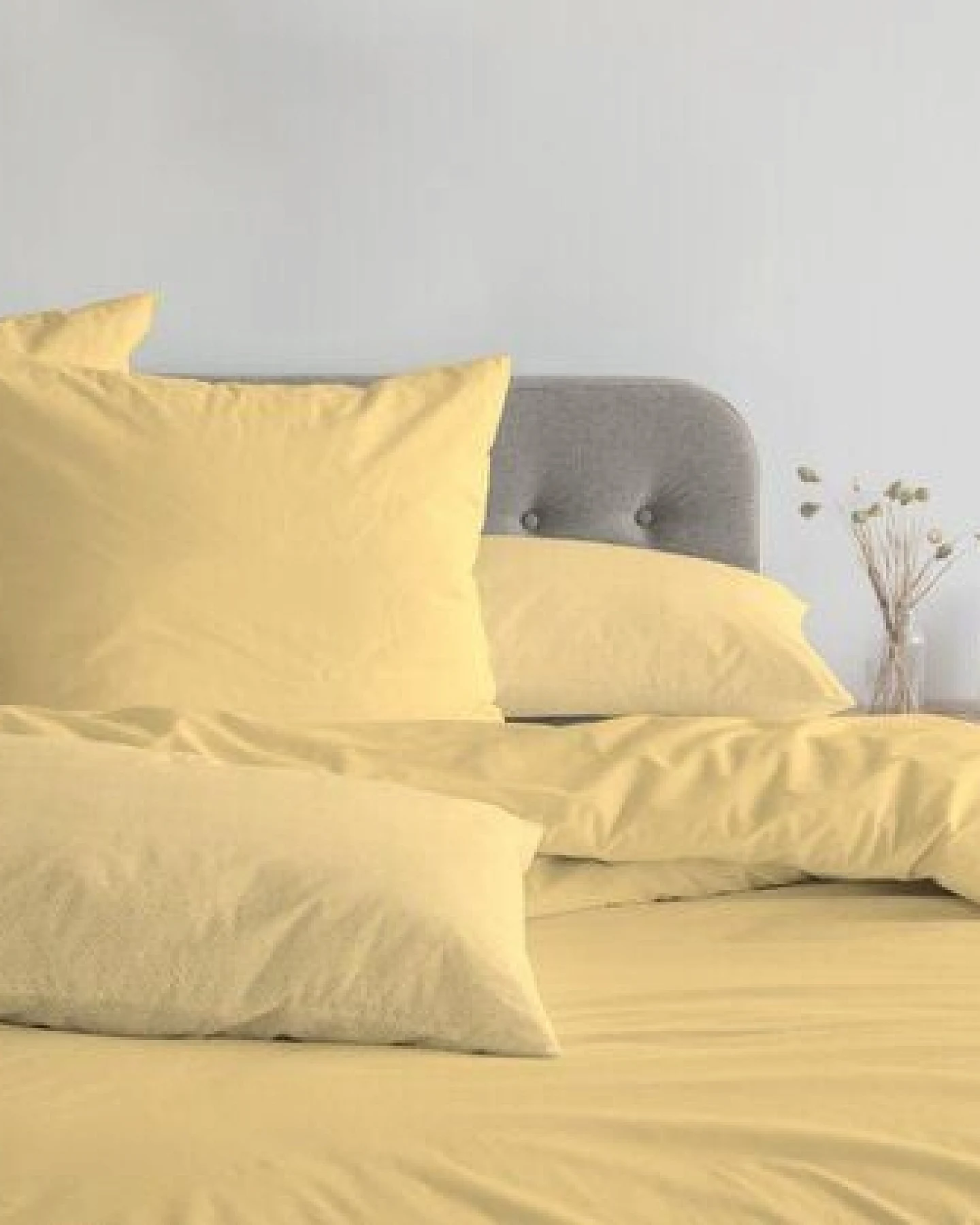Nature by Adam Kissenhülle aus 100% Bio-Baumwolle - Made in Germany - Uni Collection light – Ansicht 4