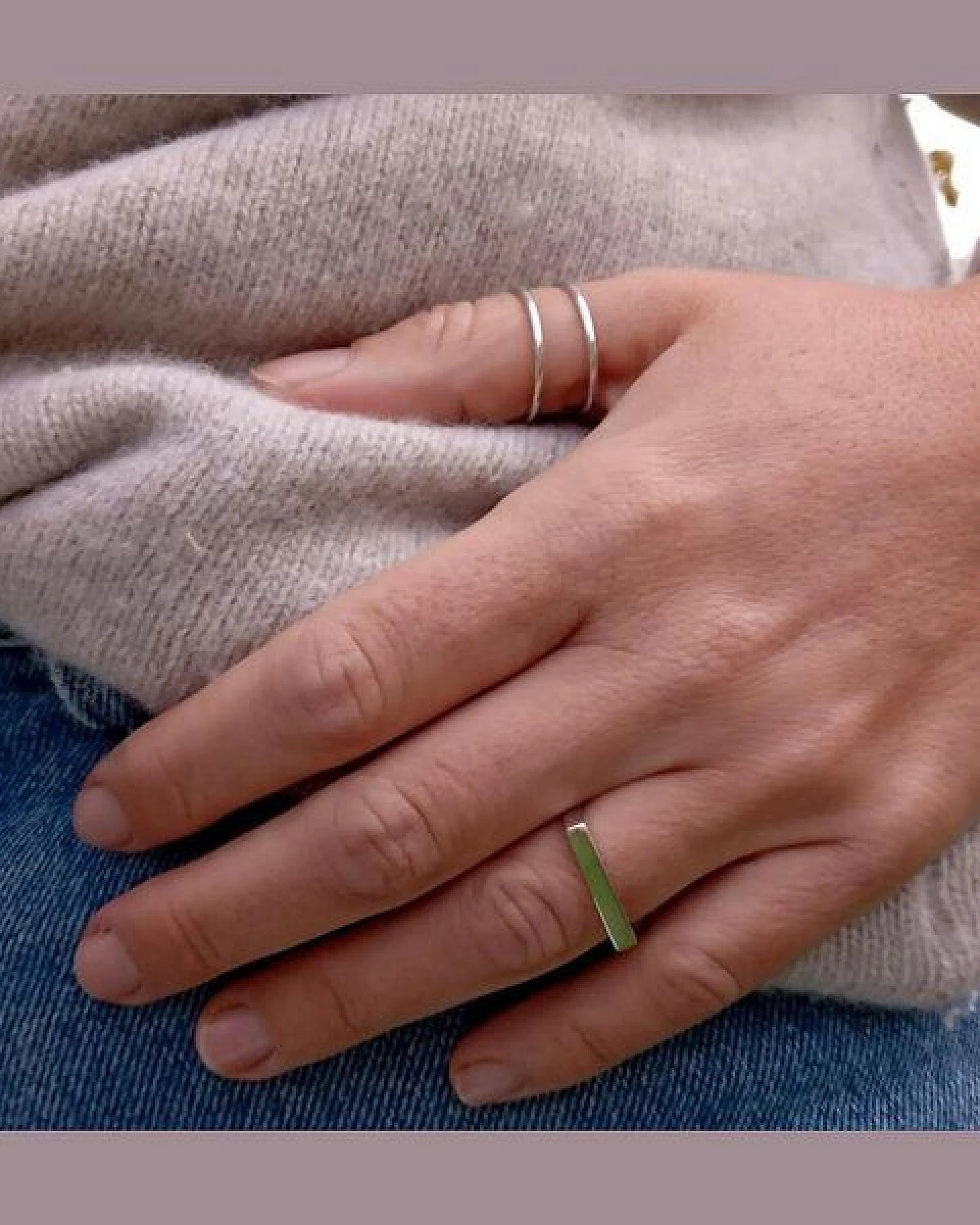 pakilia Ring "Cuadro liso" #8 – Ansicht 2