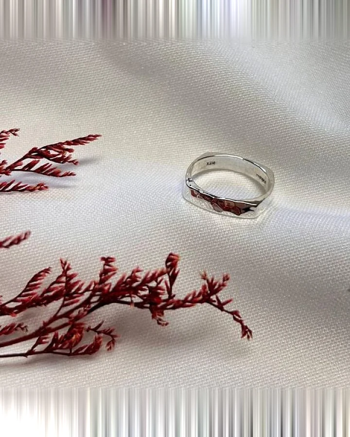 pakilia Ring "Cuadro martillado" #8