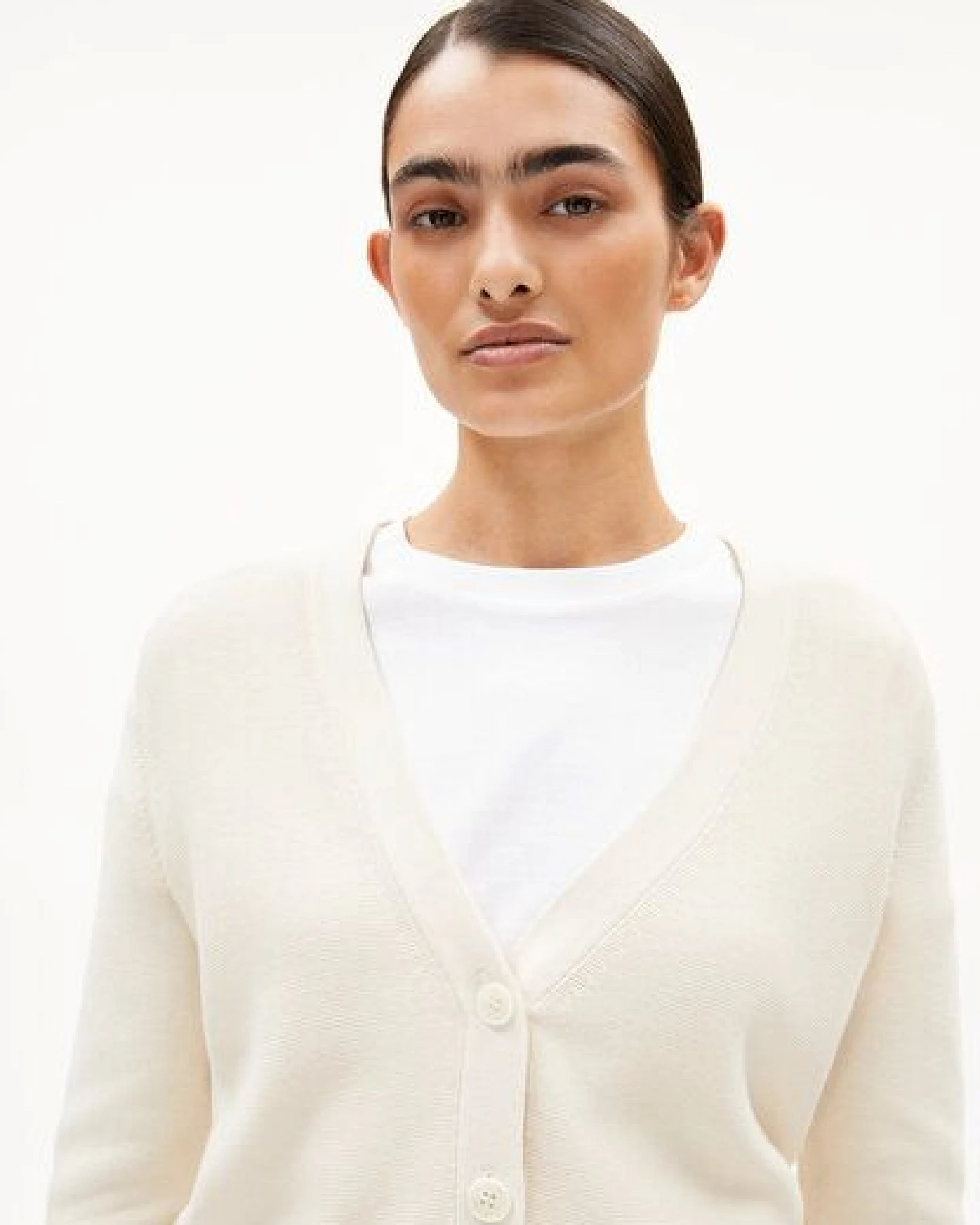 ARMEDANGELS MENAAL Damen Strickjacke aus Bio-Baumwolle – Ansicht 3