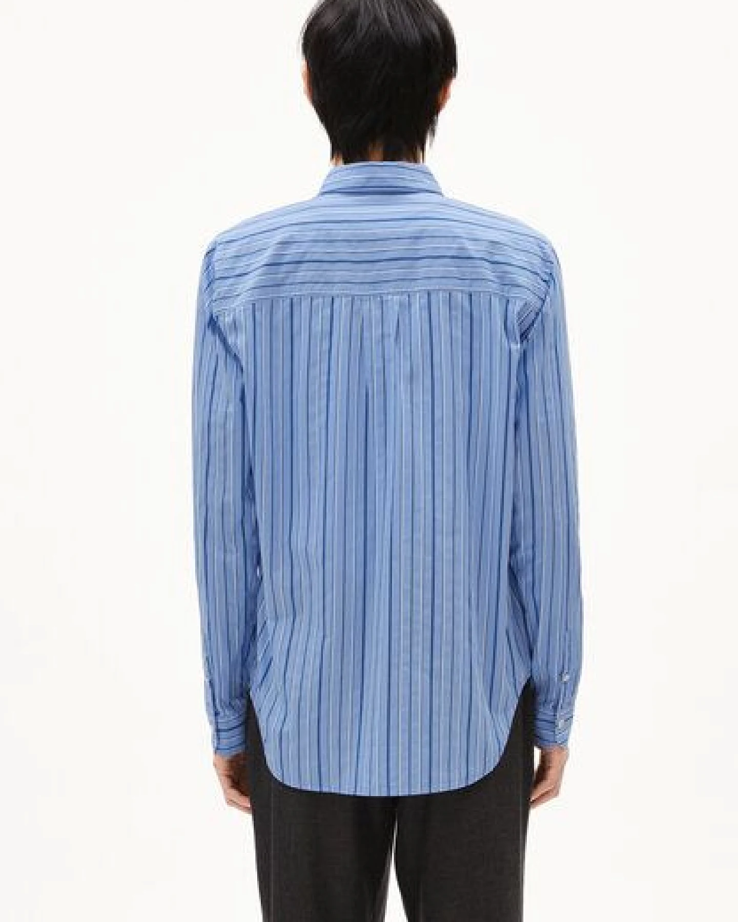 ARMEDANGELS GAVRAA STRIPES Herren Hemd aus Bio-Baumwolle – Ansicht 2