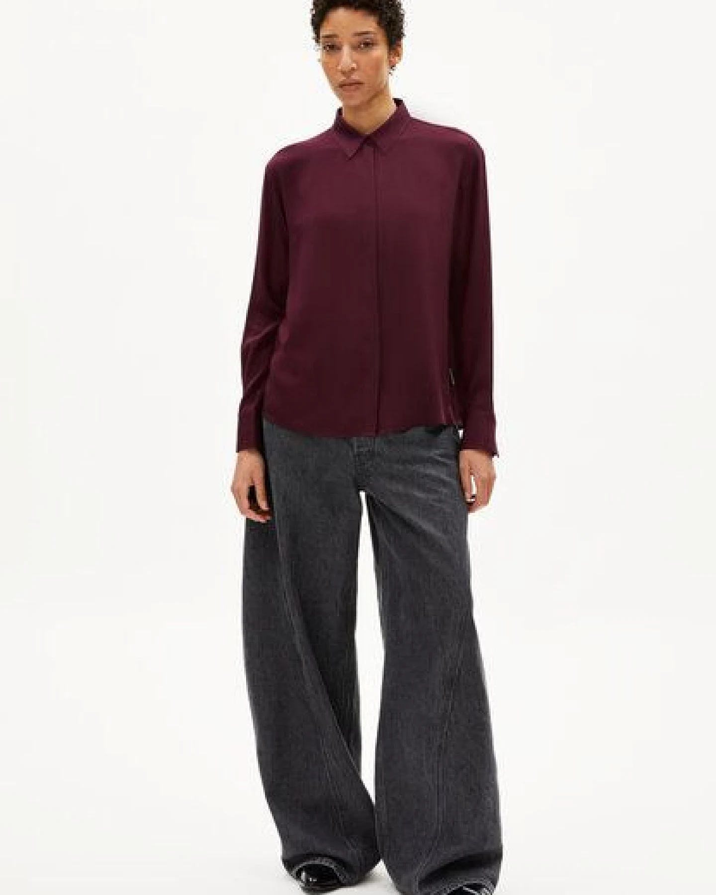 ARMEDANGELS LARISAANA Damen Bluse aus LENZING ECOVERO Viskose – Ansicht 4