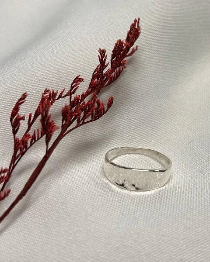 pakilia Ring "Diadema martillado" #8