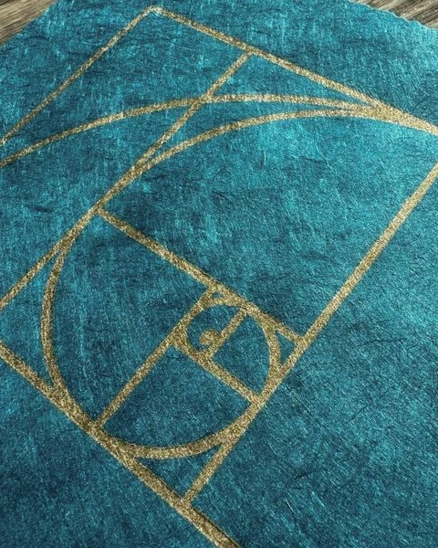 Veskor Cassiopeia FIBONACCI SEQUENZ Heilige Geometrie Linoldruck – Ansicht 4