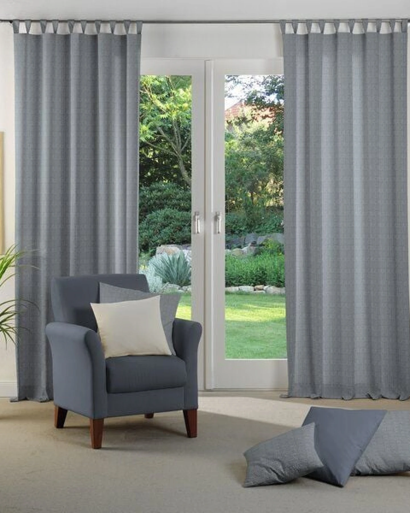 Nature by Adam Kissenhülle aus 100% Bio-Baumwolle - Made in Germany - Graphic Ventus light – Ansicht 4