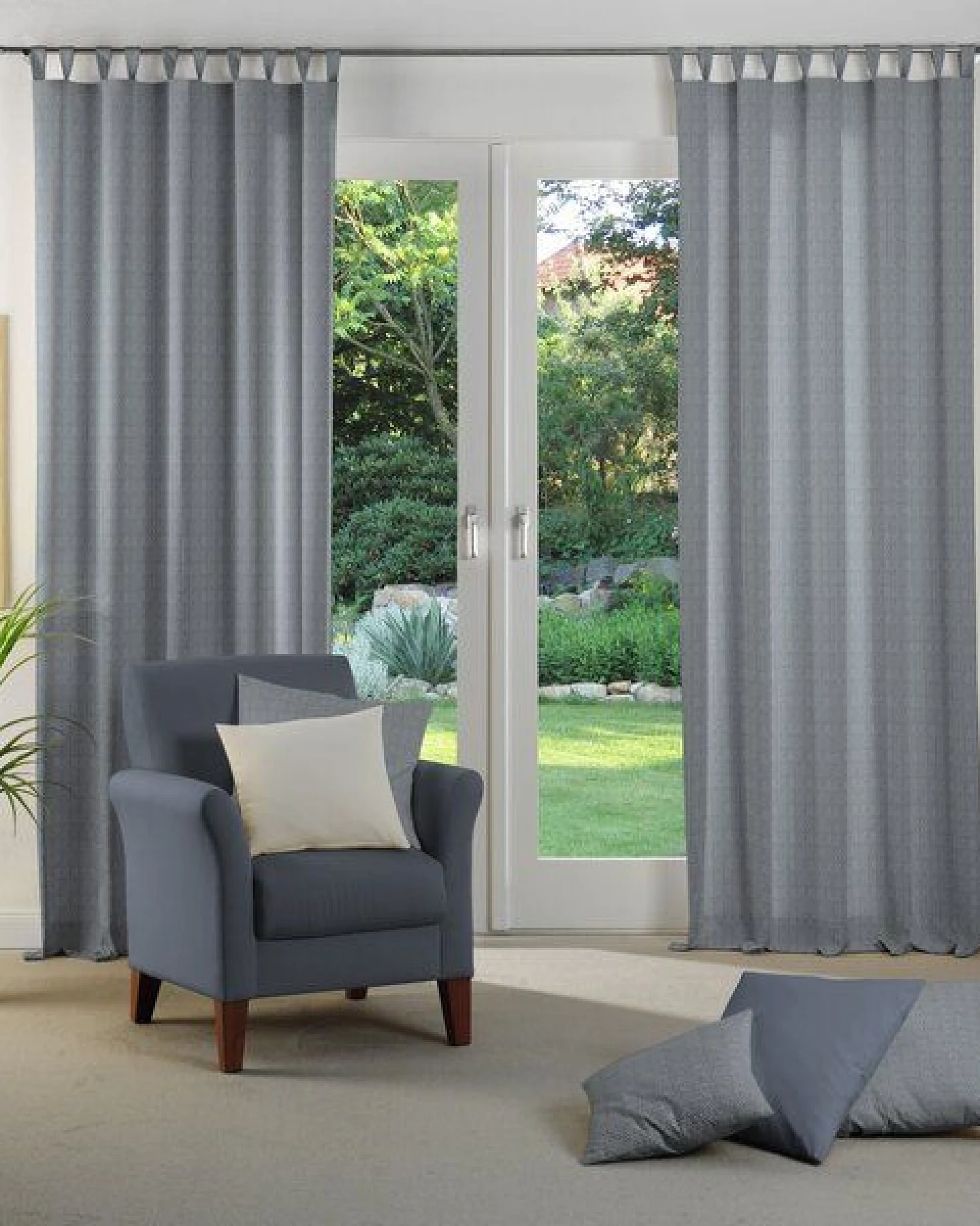 Nature by Adam Kissenhülle aus 100% Bio-Baumwolle - Made in Germany - Graphic Ventus light – Ansicht 4