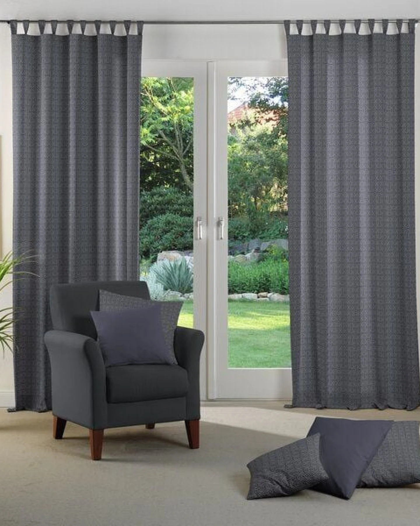 Nature by Adam Kissenhülle aus 100% Bio-Baumwolle - Made in Germany - Graphic Ventus light – Ansicht 4
