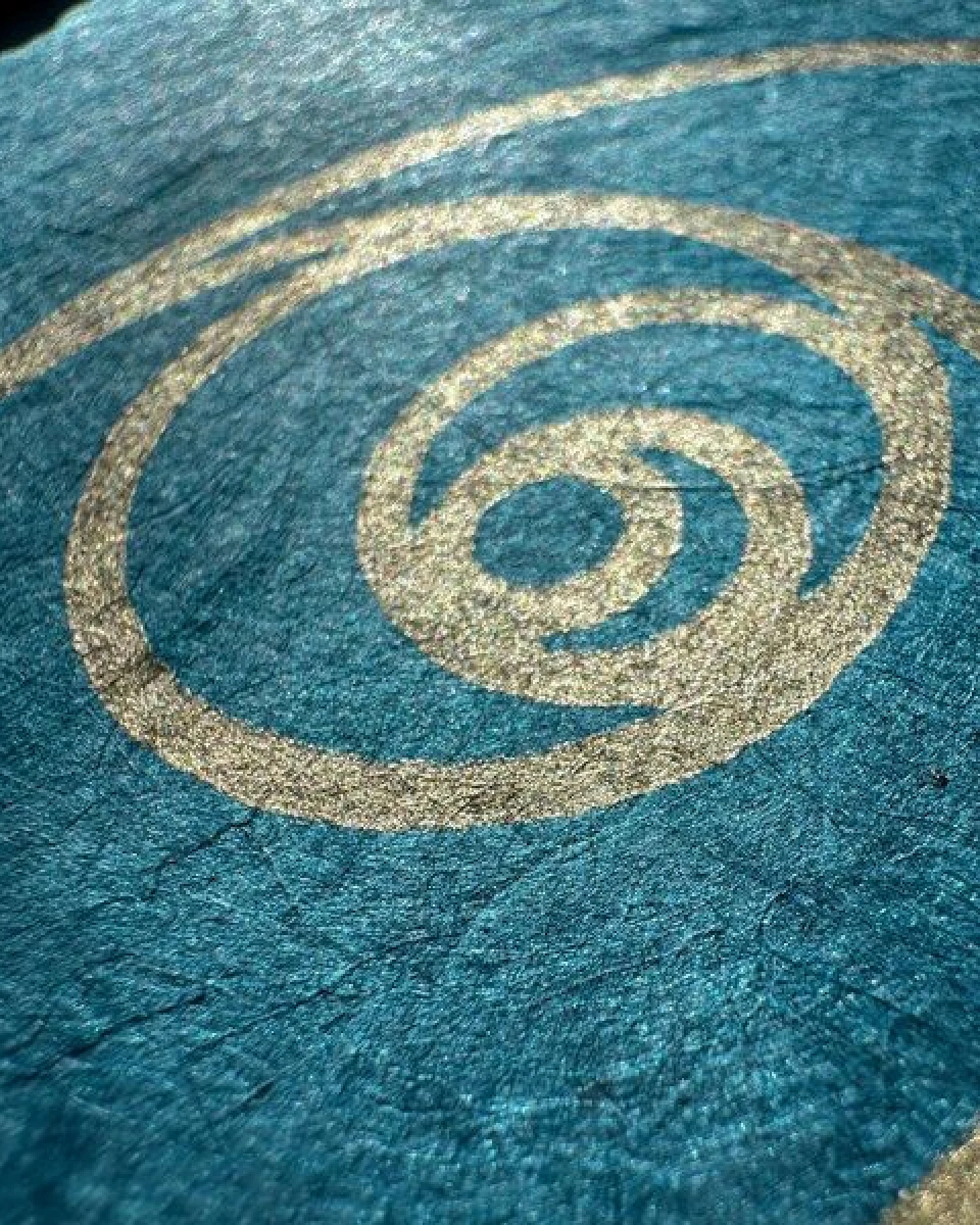 Veskor Cassiopeia FIBONACCI KREISE Heilige Geometrie Linoldruck – Ansicht 2