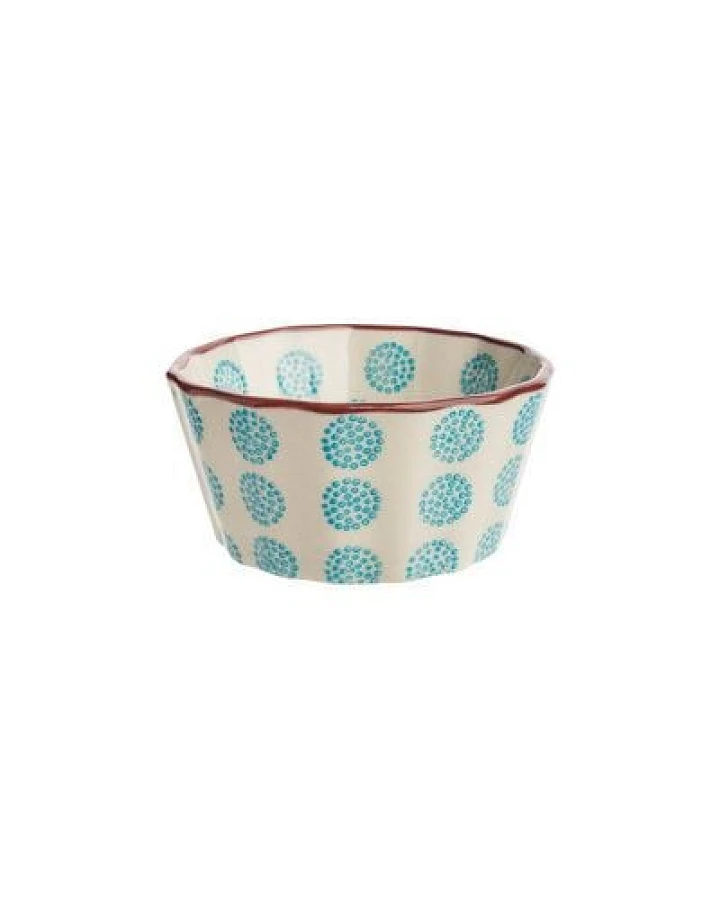 TRANQUILLO Muffinform 8cm aus Steinzeug mit Muster (POR831, POR832, POR833, POR834, POR835, POR836)