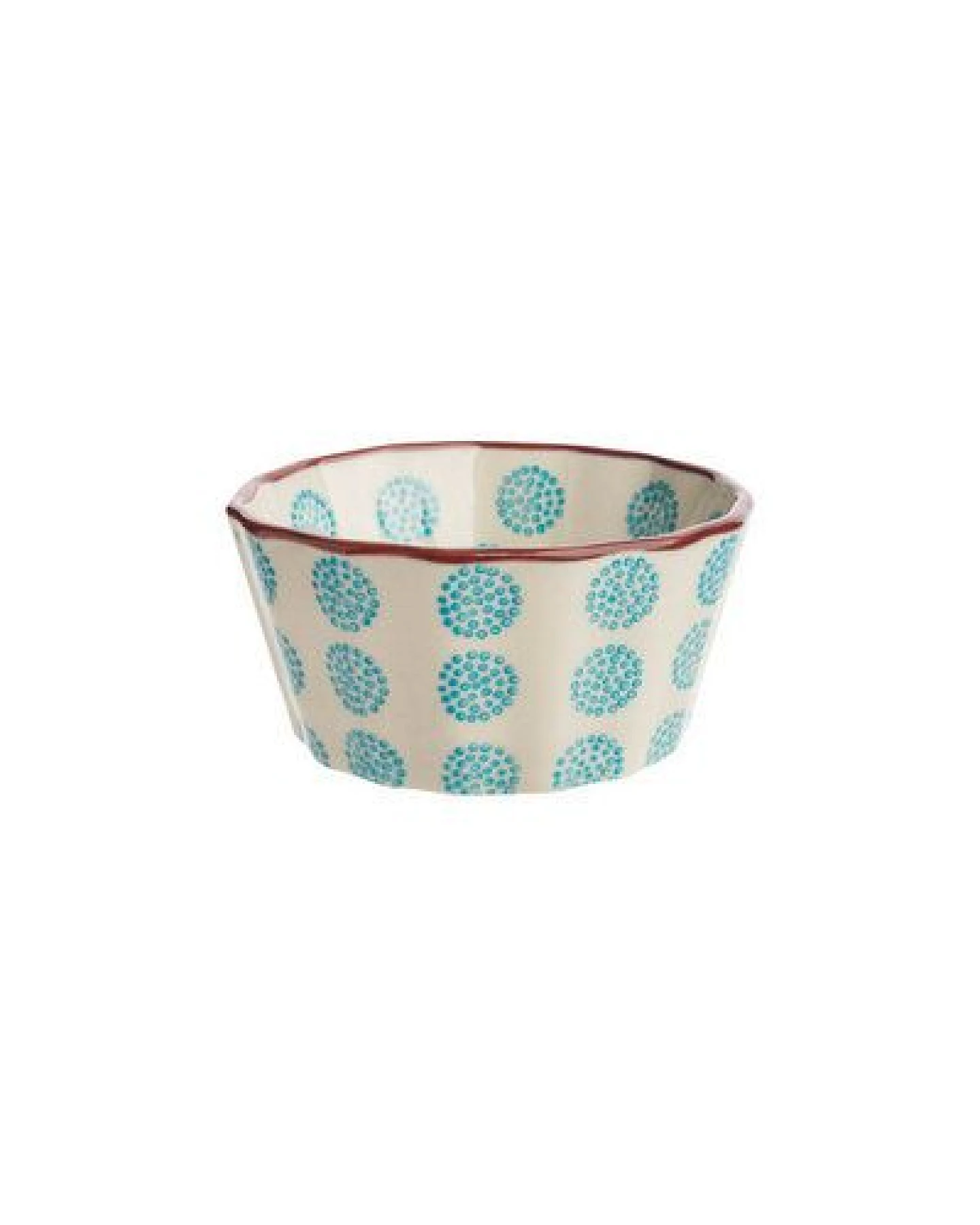 TRANQUILLO Muffinform 8cm aus Steinzeug mit Muster (POR831, POR832, POR833, POR834, POR835, POR836) – Ansicht 2