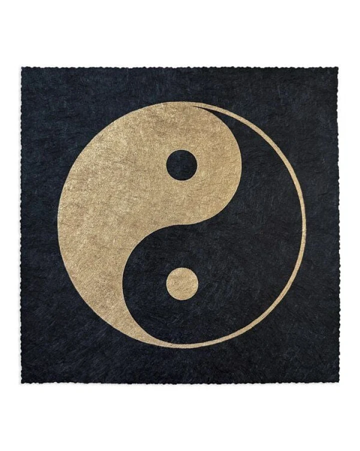 Veskor Cassiopeia YIN YANG Heilige Geometrie Linoldruck