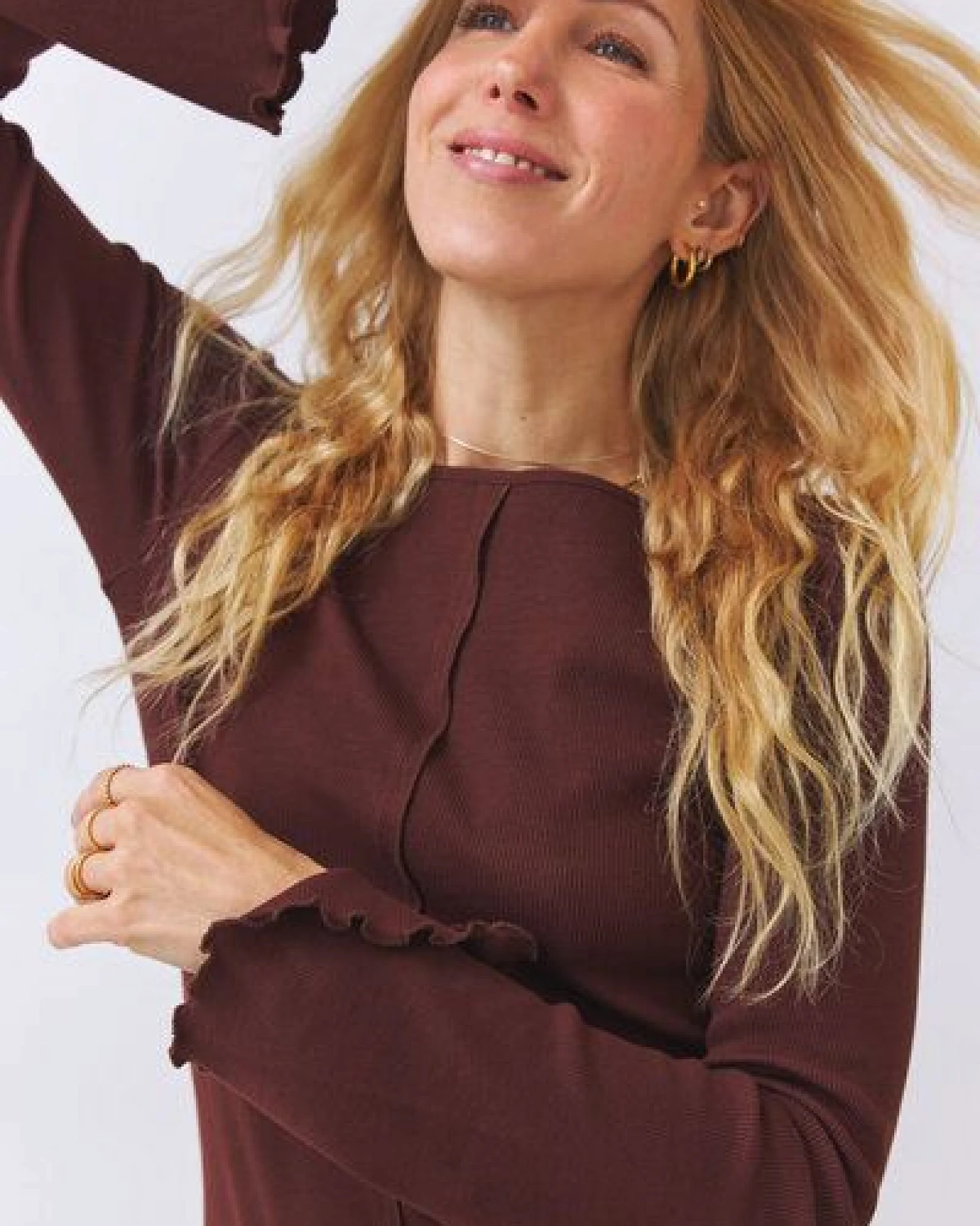 Baìge the Label Bastienne - Langes Kleid mit Ziernaht – Ansicht 3