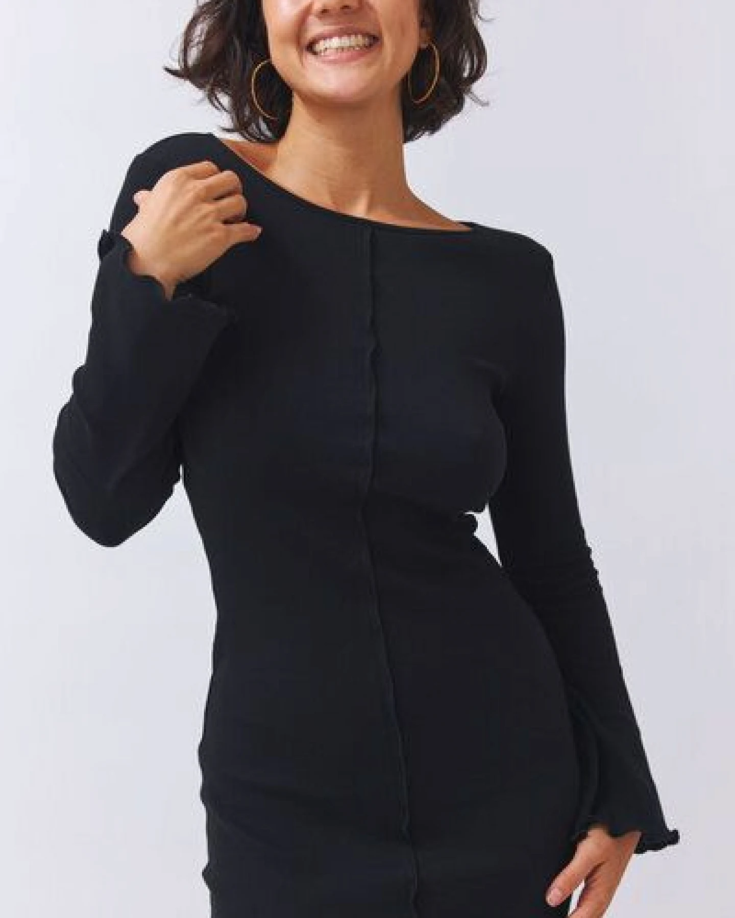 Baìge the Label Bastienne - Langes Kleid mit Ziernaht – Ansicht 2
