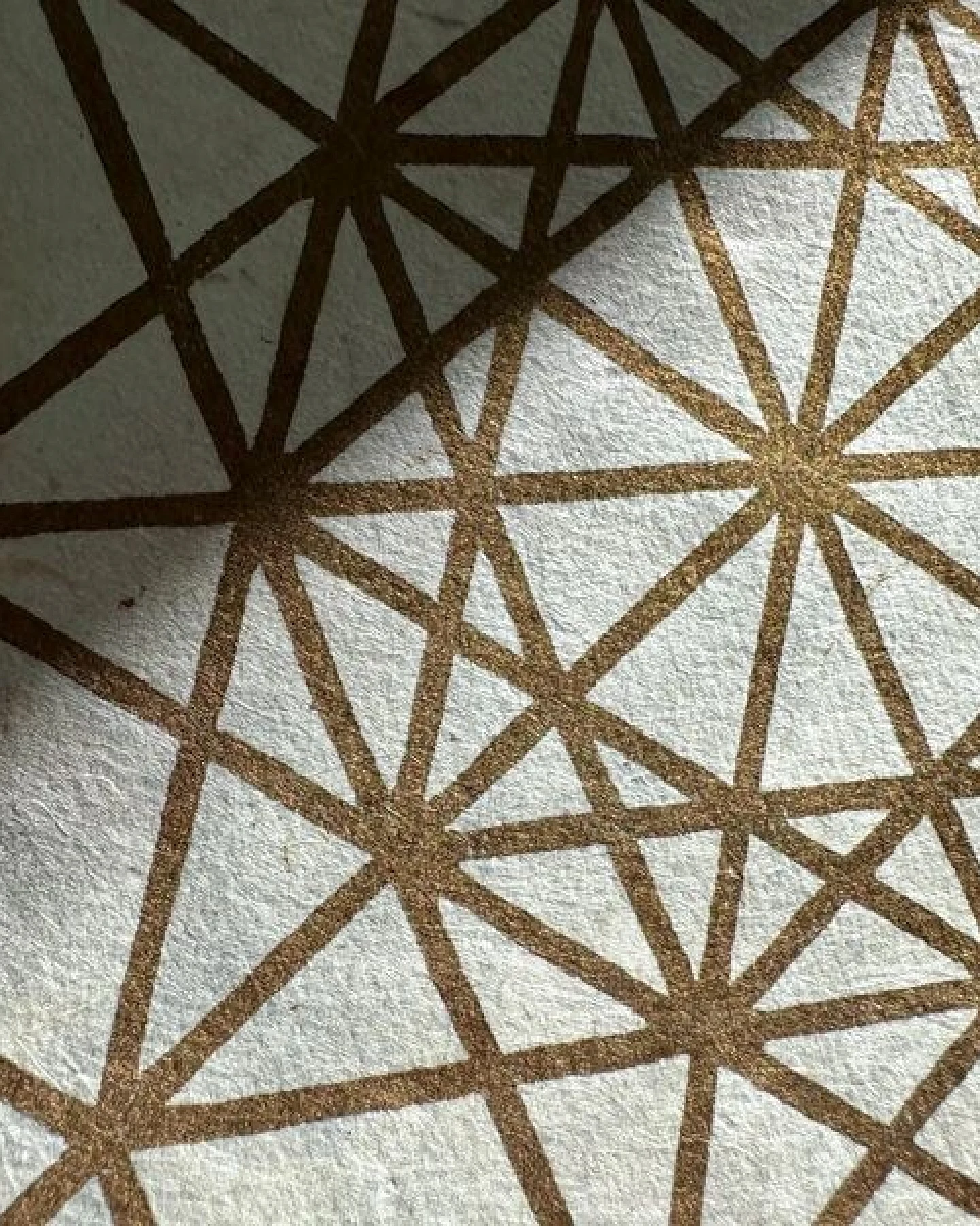 Veskor Cassiopeia PENTERAKT HYPERCUBE Heilige Geometrie Linoldruck – Ansicht 4
