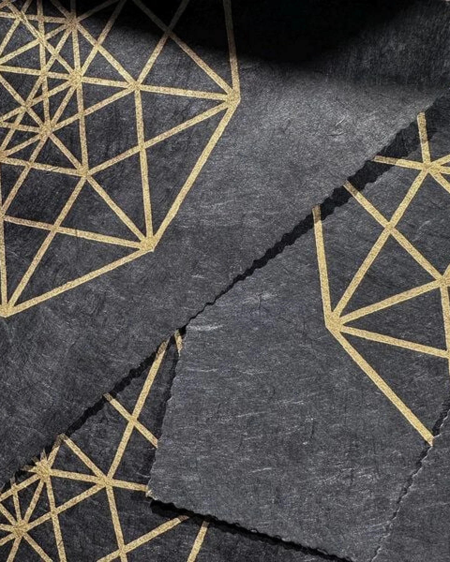 Veskor Cassiopeia PENTERAKT HYPERCUBE Heilige Geometrie Linoldruck – Ansicht 3