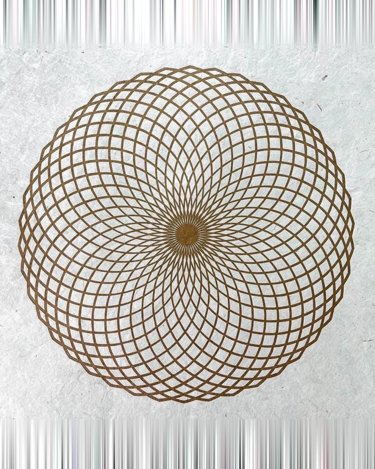 Veskor Cassiopeia LOTUS DES LEBENS Heilige Geometrie Linoldruck – Ansicht 4