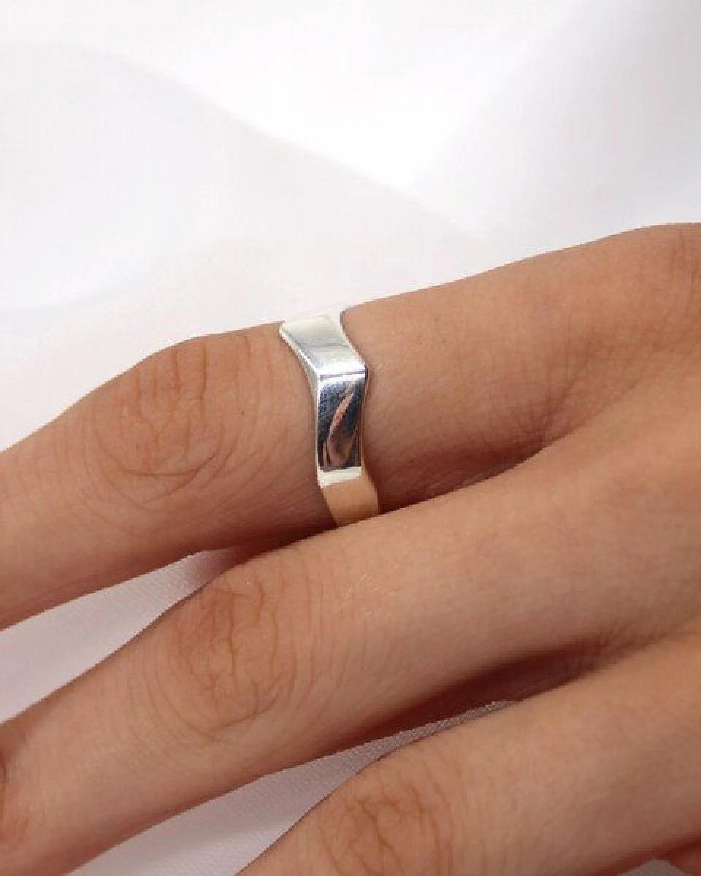 pakilia Ring "Zigzag" #9 – fair gehandelt & handgefertigt in Mexiko – Ansicht 3