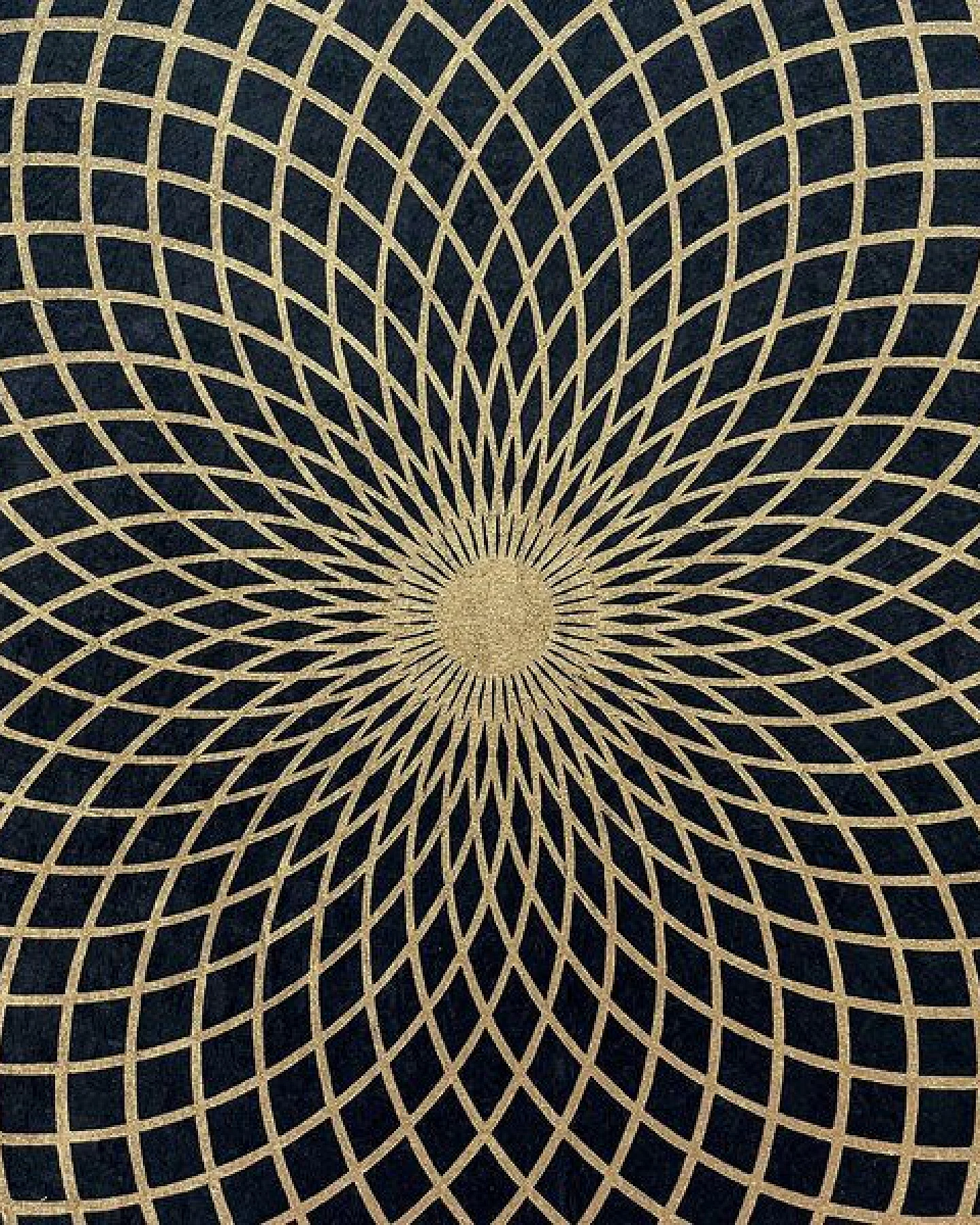 Veskor Cassiopeia LOTUS DES LEBENS Heilige Geometrie Linoldruck – Ansicht 2